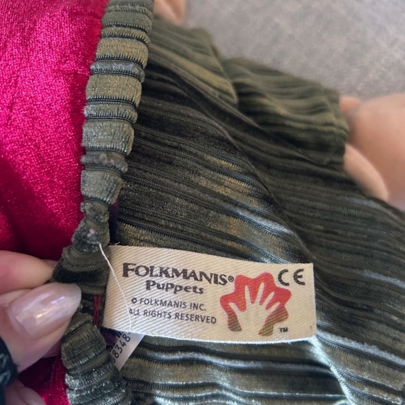 Folkmanis Growing Nose Pinnochio Hand Puppet Ventriloquist - Picture 6 of 11